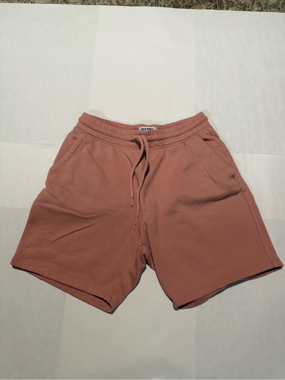 Old Navy Men's Dusty Rose Pull-On Terry Shorts